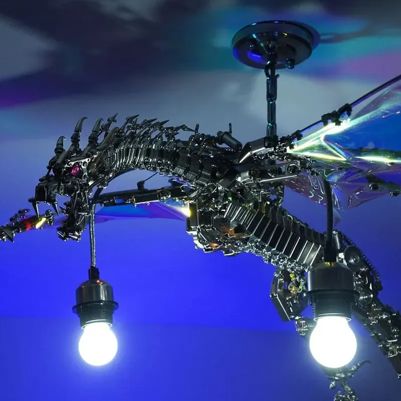 3D Metal puzzles Bloodthirsty Aurora Dragon