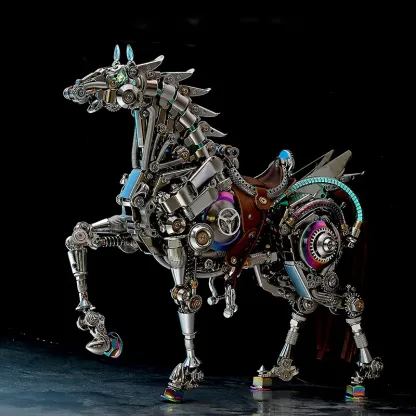 Steampunk Mechanical Horse – LED Metal Model Kit