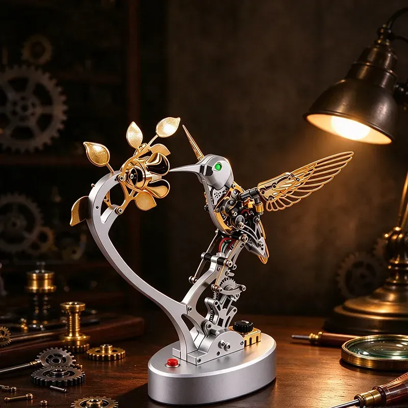 3D metal puzzles  Steampunk Mechanical Hummingbird