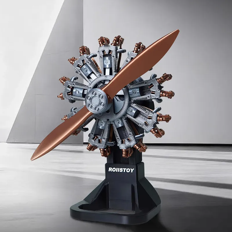 9-Cylinder Radial Engine Model – Pre-Assembled Aircraft Edition