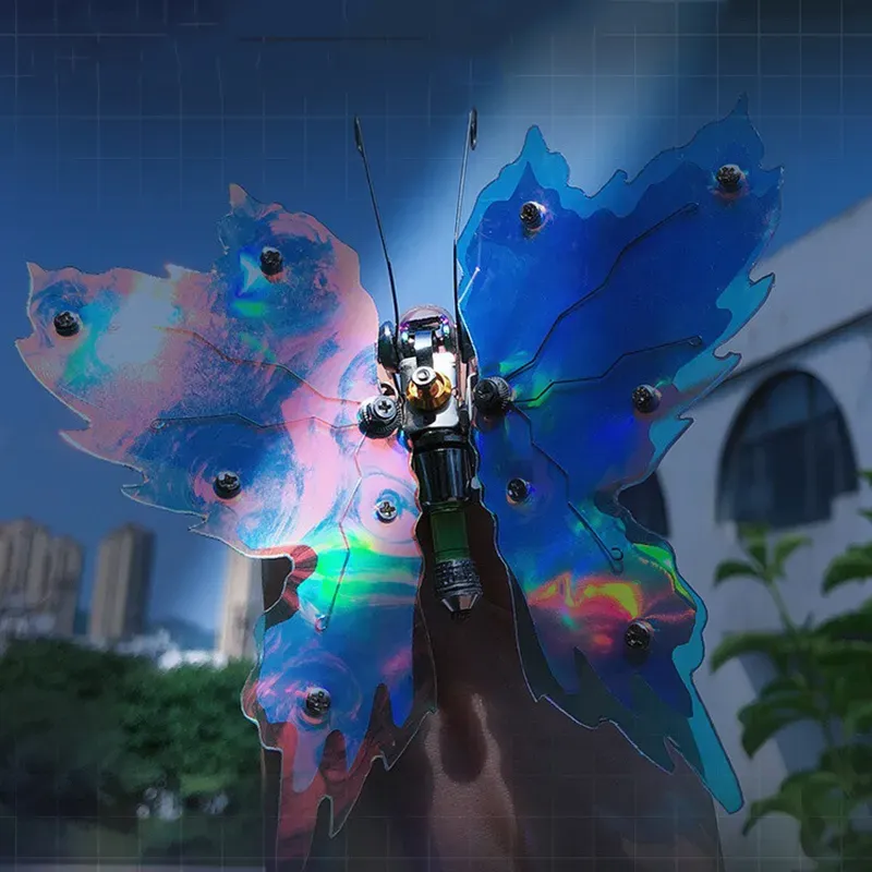 3D Metal Puzzles Series Blue-Flame Butterfly