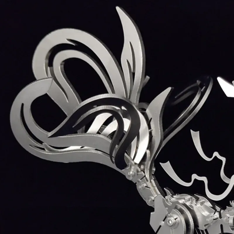3D Metal Puzzles Series Mechanical Nine-Tailed Fox