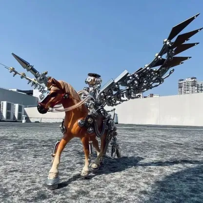 Metal Assembly Mechanical Unicorn-Eagledigi