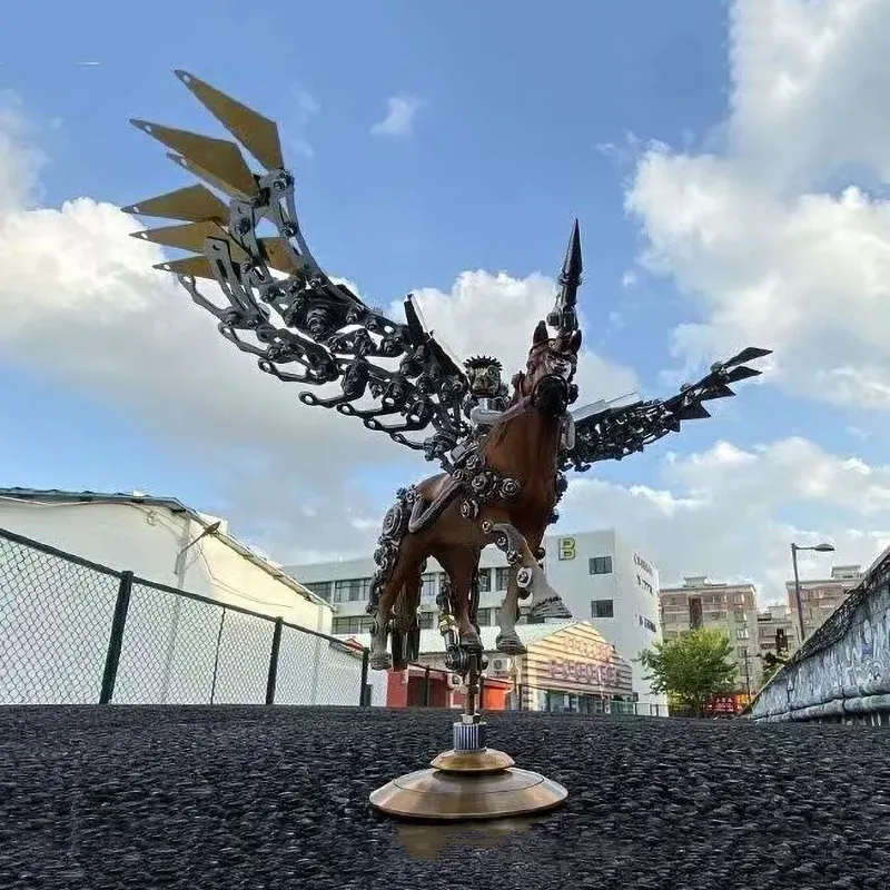 Metal Assembly Mechanical Unicorn-Eagledigi
