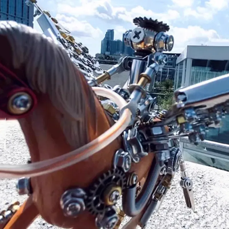 Metal Assembly Mechanical Unicorn-Eagledigi
