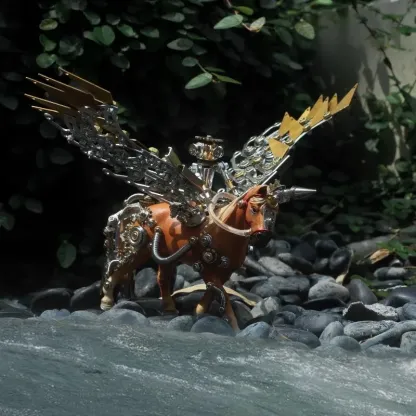 Metal Assembly Mechanical Unicorn-Eagledigi