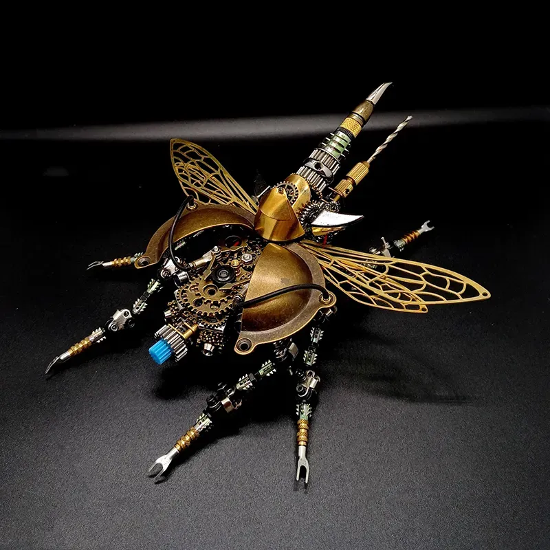 Metal Assembly Steampunk Mechanical Beetle-Eagledigi