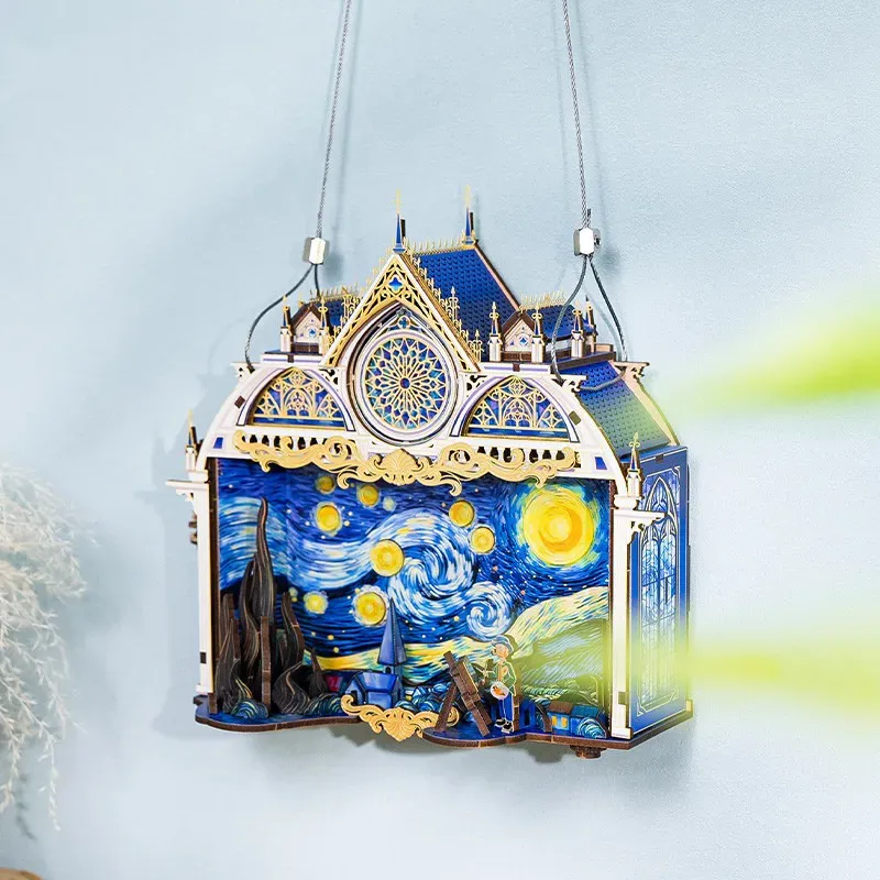 Metal Puzzle Vincent's Starry Night-Eagledigi