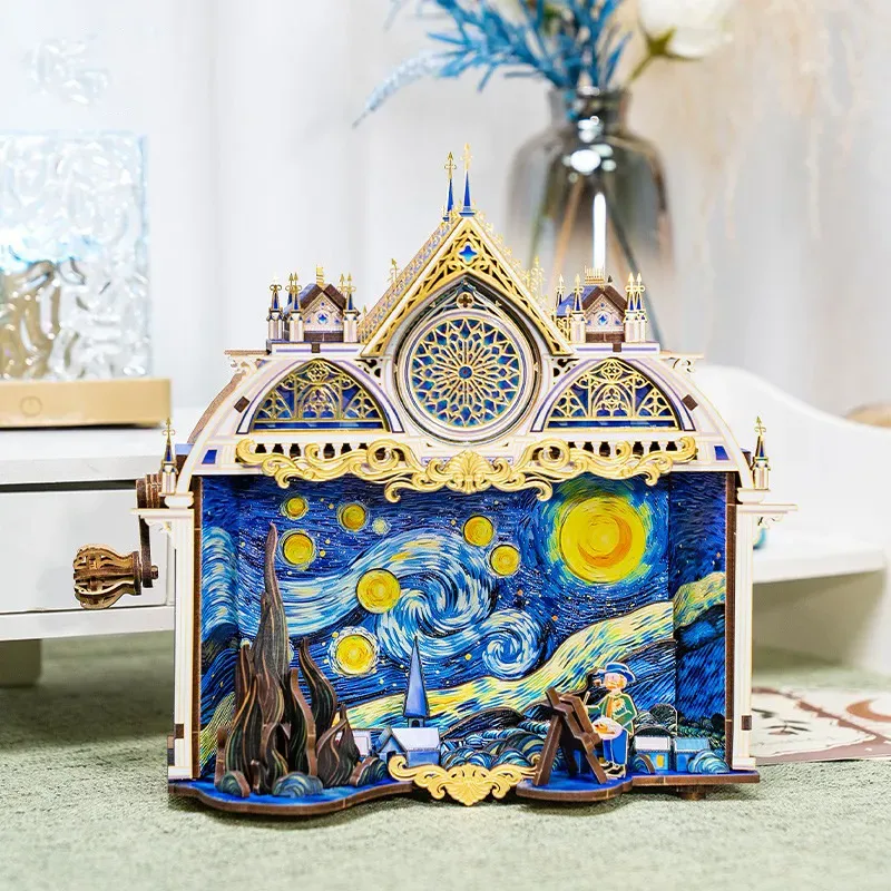 Metal Puzzle Vincent's Starry Night-Eagledigi