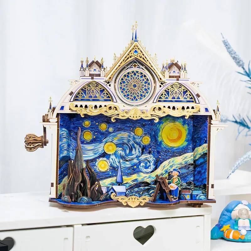 Metal Puzzle Vincent's Starry Night-Eagledigi