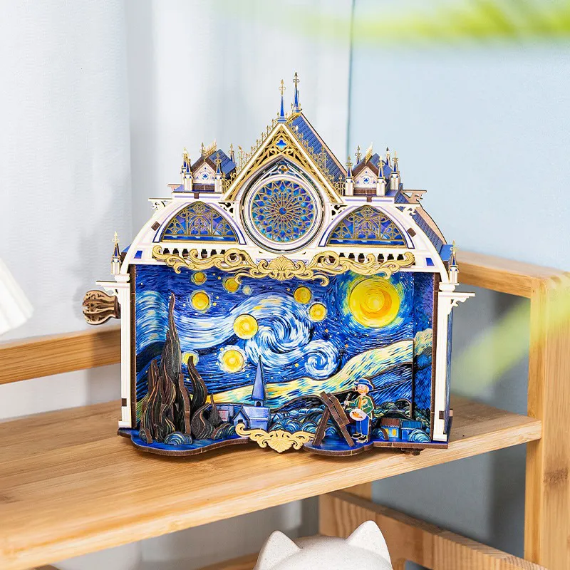 Metal Puzzle Vincent's Starry Night-Eagledigi