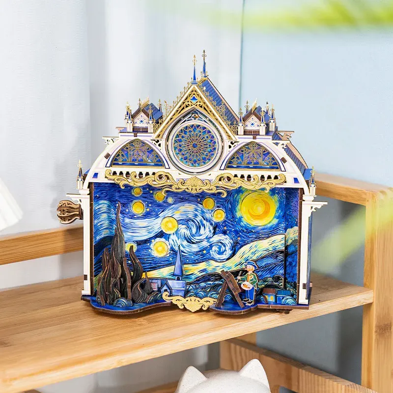 Metal Puzzle Vincent's Starry Night-Eagledigi