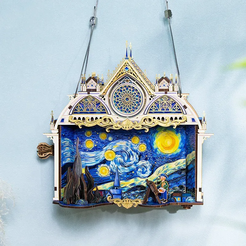 Metal Puzzle Vincent's Starry Night-Eagledigi