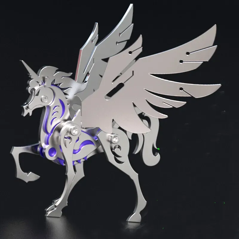 3D Metal Puzzles Series Mechanical Unicorns