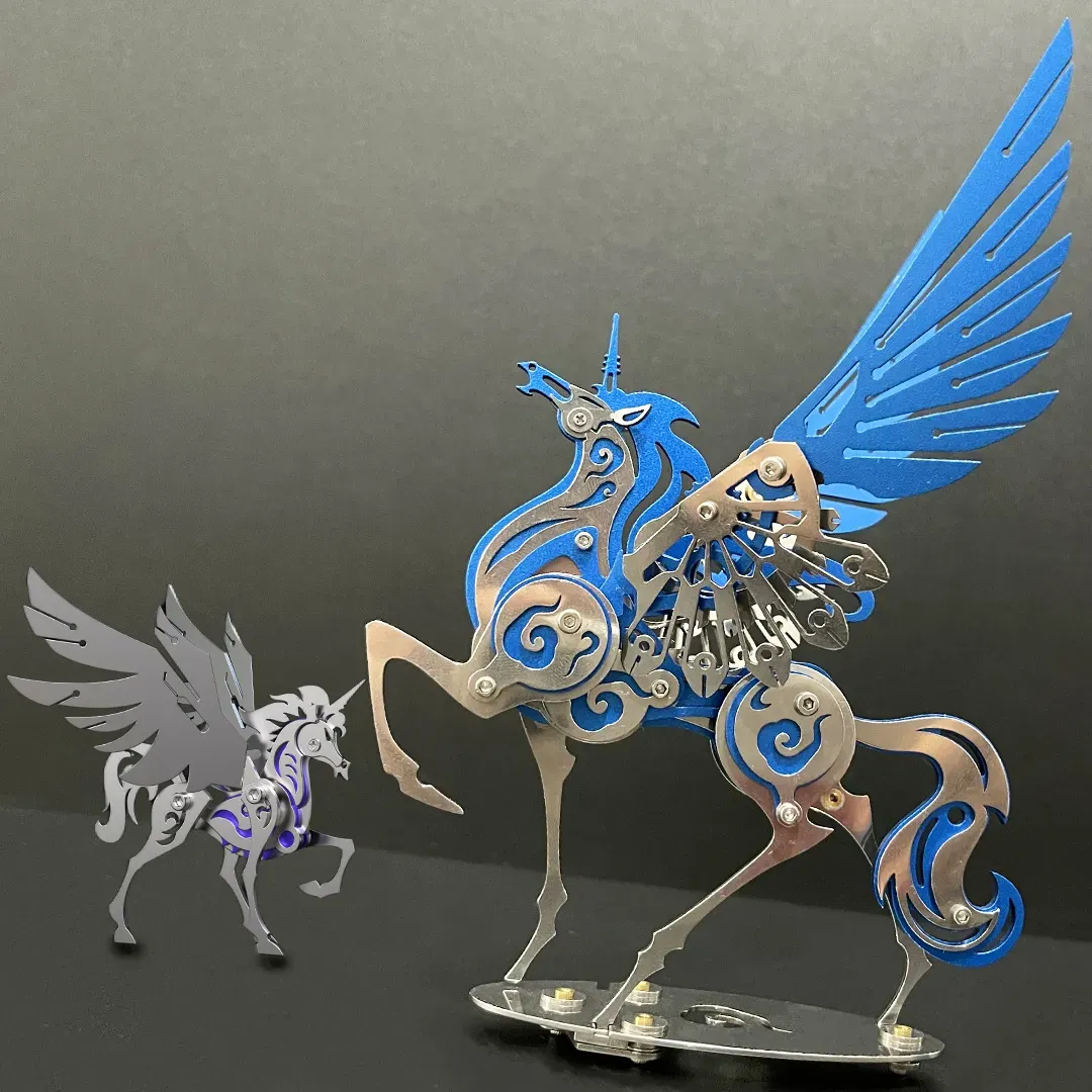 3D Metal Puzzles Series Mechanical Unicorns