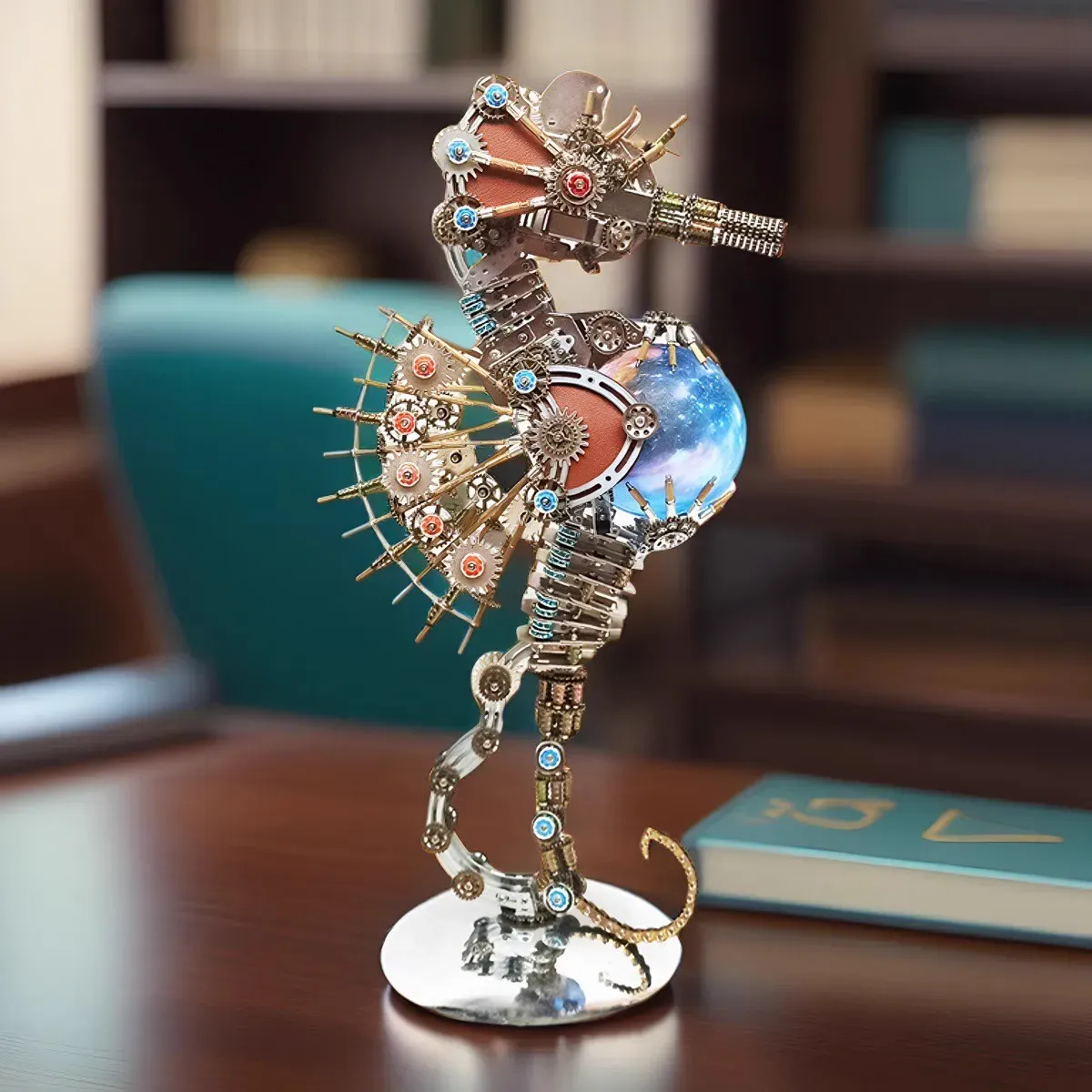 Metal Assembly Steampunk Seahorse-Eagledigi