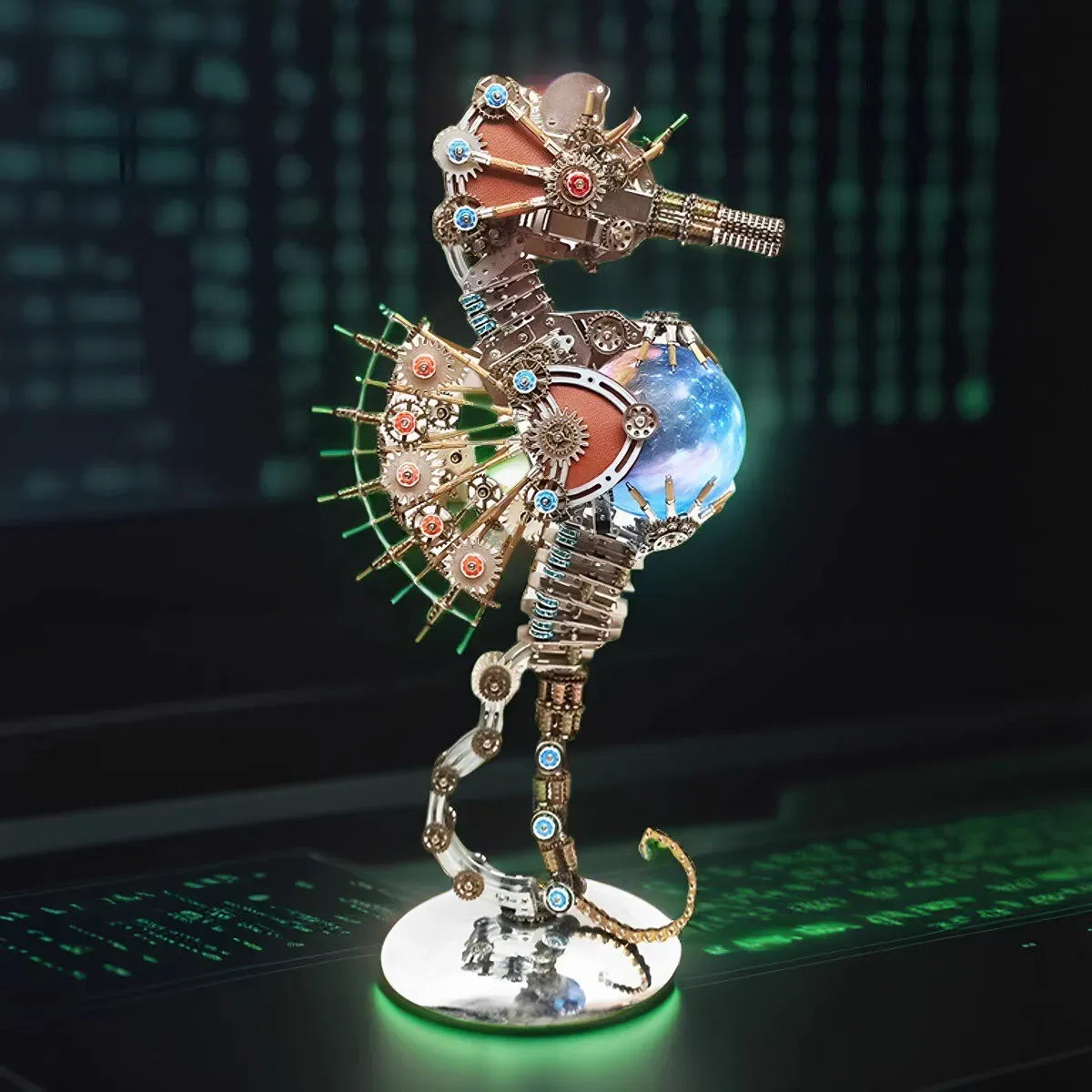 Metal Assembly Steampunk Seahorse-Eagledigi