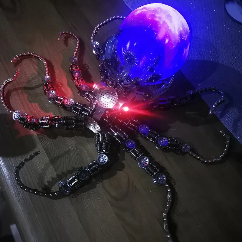 Metal Assembly Steampunk Octopus-Eagledigi