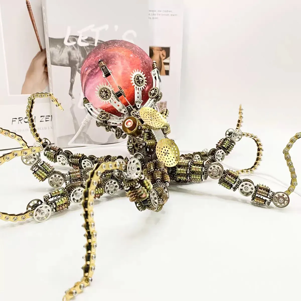Metal Assembly Steampunk Octopus-Eagledigi