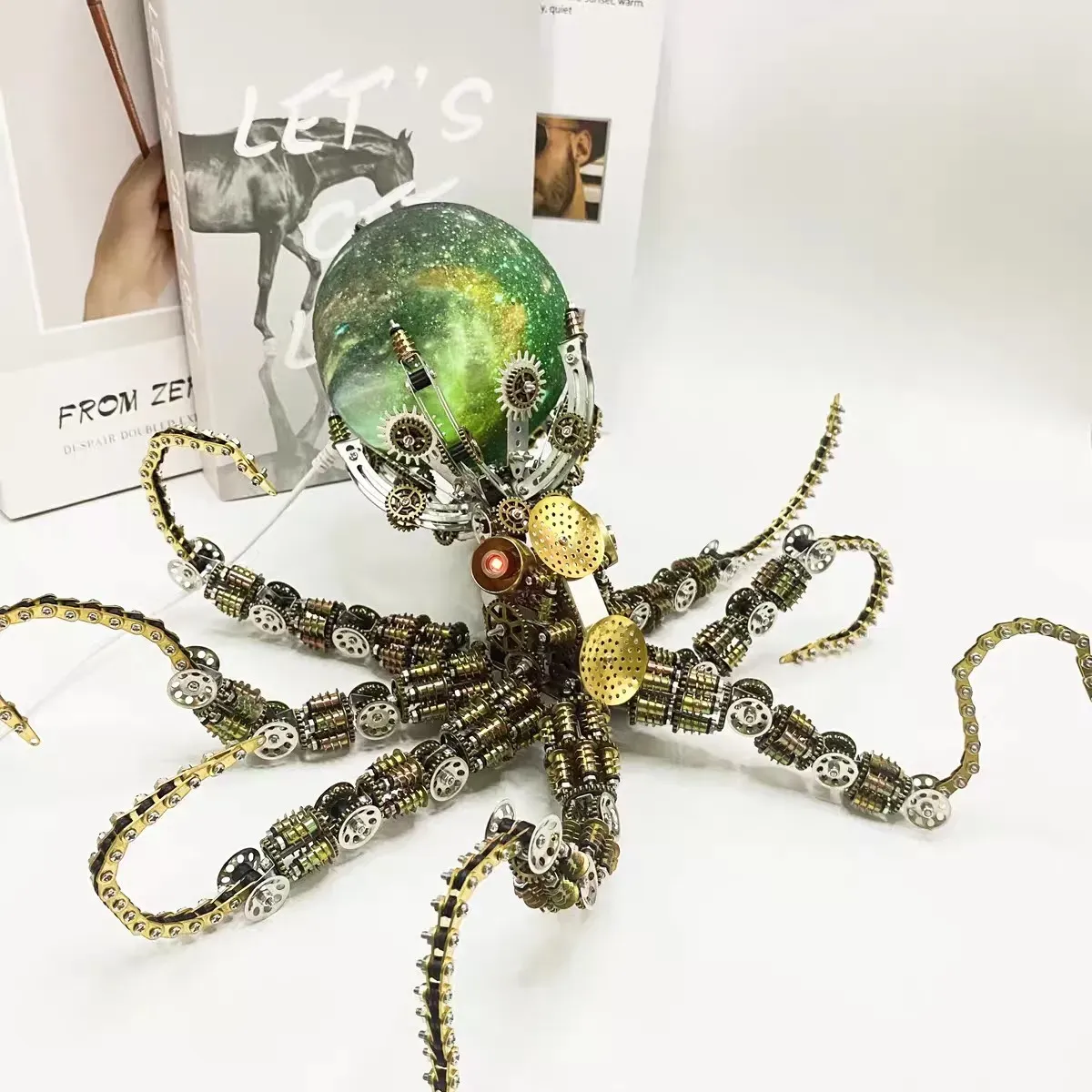 Metal Assembly Steampunk Octopus-Eagledigi