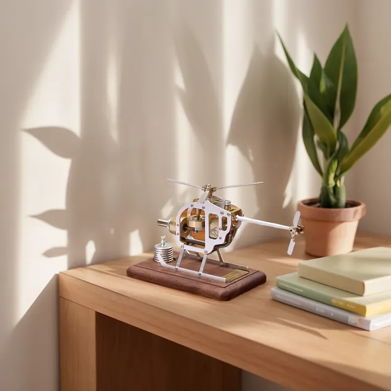 DIY Stirling engine helicopter-Eagledigi