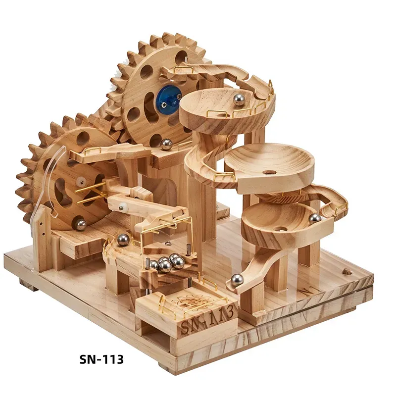 Wooden Assembly SN-11 Mechanical Track Marble Series-Eagledigi