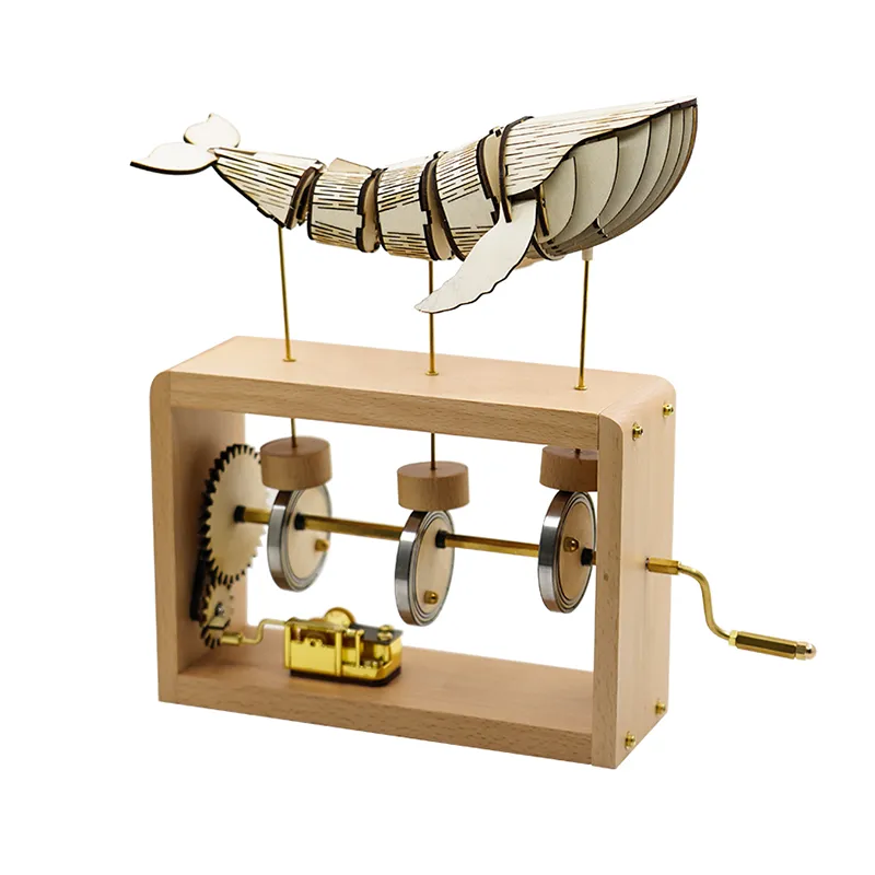 有名ブランド 3D Wooden Puzzles: Whalesong Dynamic Music Box | Eagledigi モビール