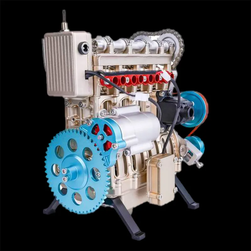 1/10 Full-Metal Inline Four-Cylinder Engine Assembly Model Kit