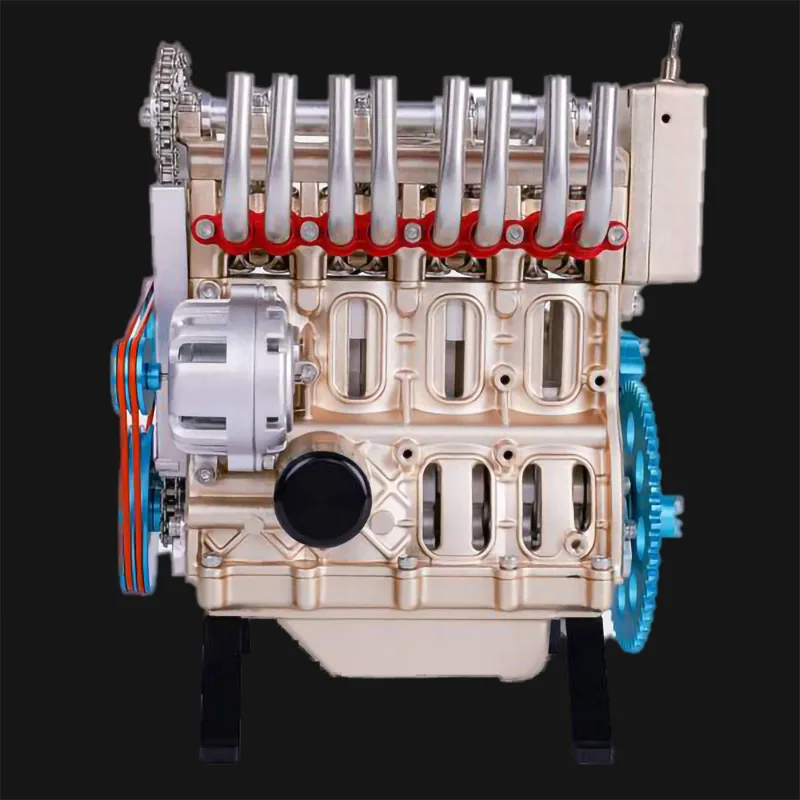 1/10 Full-Metal Inline Four-Cylinder Engine Assembly Model Kit