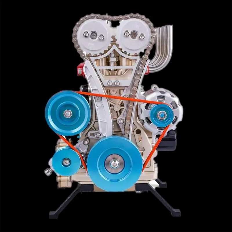 1/10 Full-Metal Inline Four-Cylinder Engine Assembly Model Kit