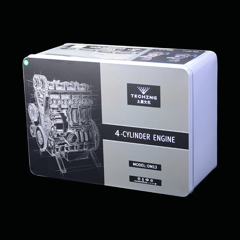 1/10 Full-Metal Inline Four-Cylinder Engine Assembly Model Kit