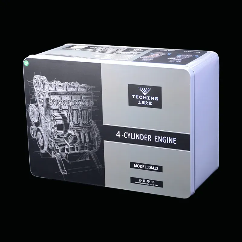 1/10 Full-Metal Inline Four-Cylinder Engine Assembly Model Kit