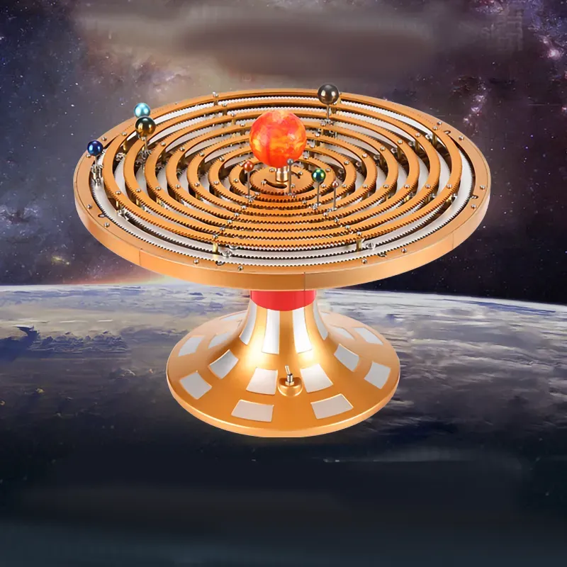 Full-Metal Mechanical Solar System Model Kit – Dynamic Orbital Orrery