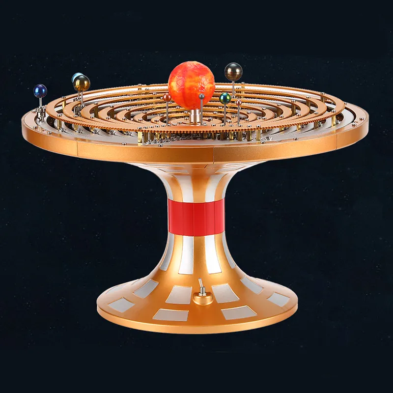 Full-Metal Mechanical Solar System Model Kit – Dynamic Orbital Orrery