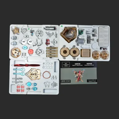 1/10 Full-Metal V-Twin (V2) Engine Model Kit