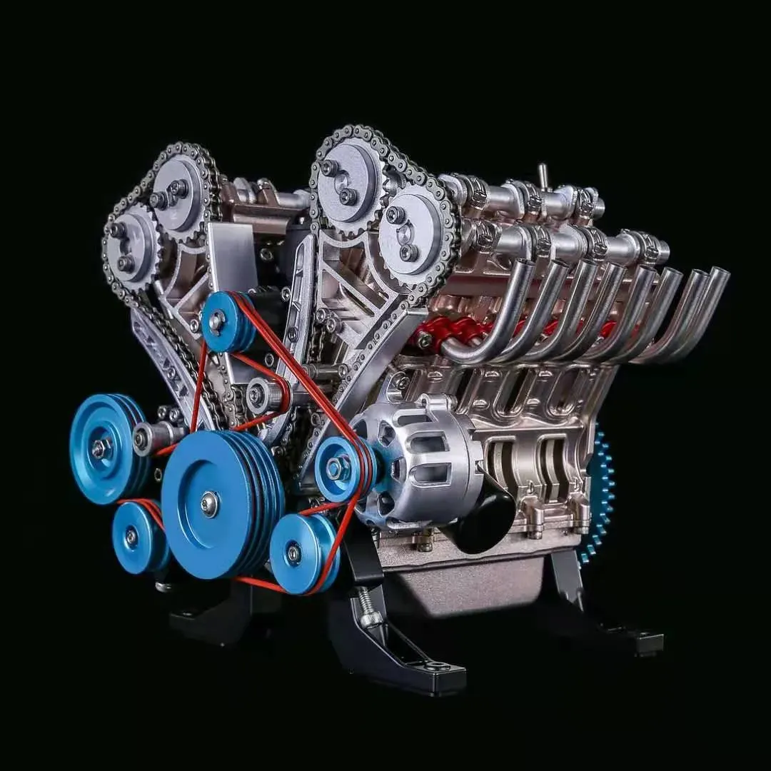 1:3 Full Metal V8 Engine Model Kit
