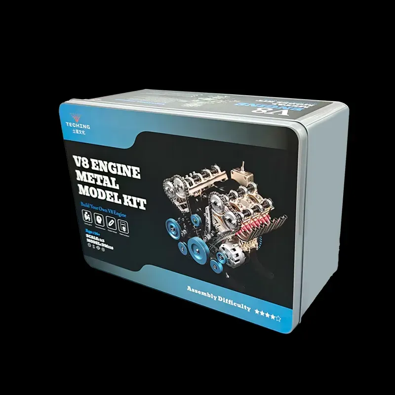 1:3 Full Metal V8 Engine Model Kit