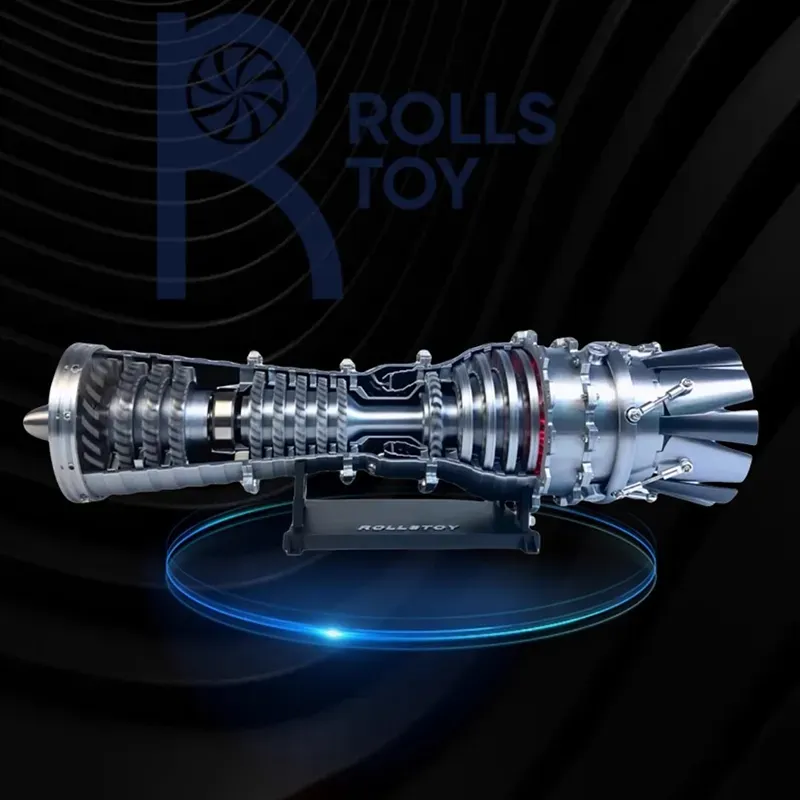 GE-J79 Fighter Jet Turbo Engine Model (DIY Assembly)