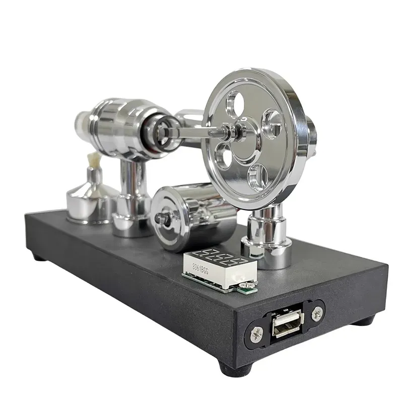 Mirror-Finish Stirling Engine