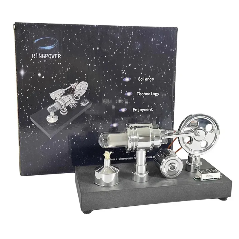 Mirror-Finish Stirling Engine