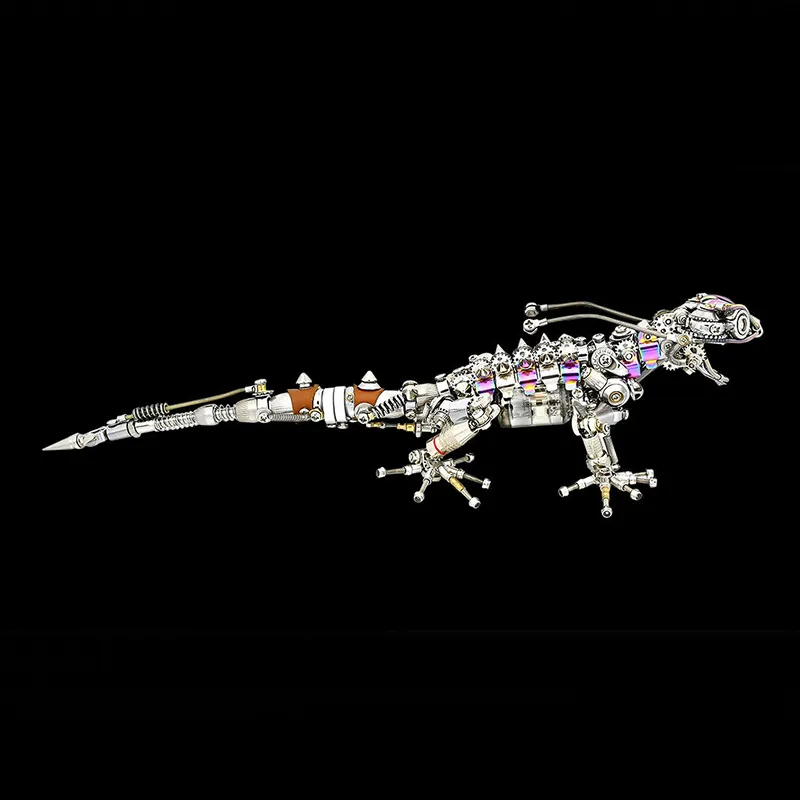 Steampunk Mechanical Chameleon – LED Metal Model Kit
