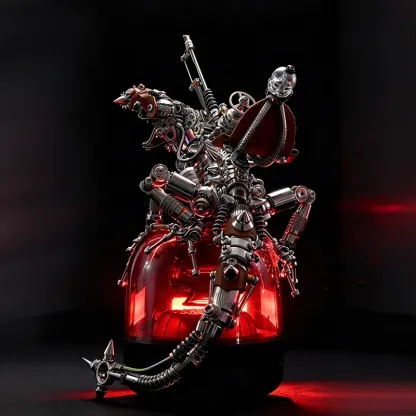 Steampunk Mechanical Chameleon – LED Metal Model Kit