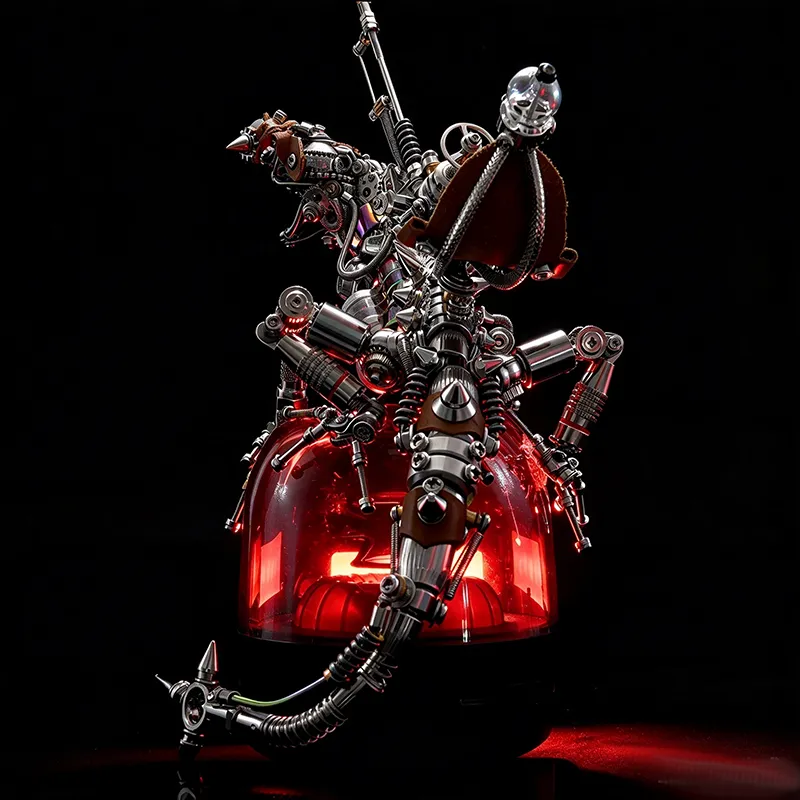 Steampunk Mechanical Chameleon – LED Metal Model Kit