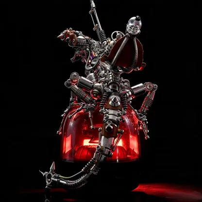 Steampunk Mechanical Chameleon – LED Metal Model Kit