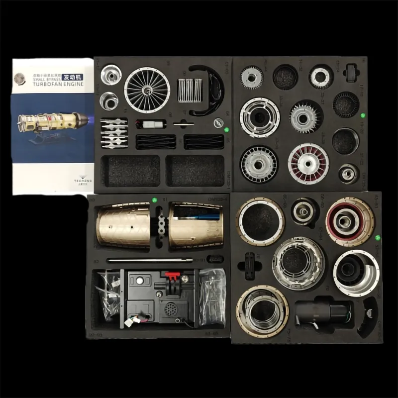 Teching 1/10 Scale Full-Metal F-35 Turbofan Engine Model Kit