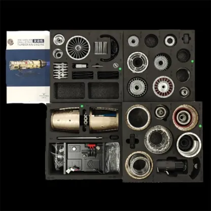 Teching 1/10 Scale Full-Metal F-35 Turbofan Engine Model Kit