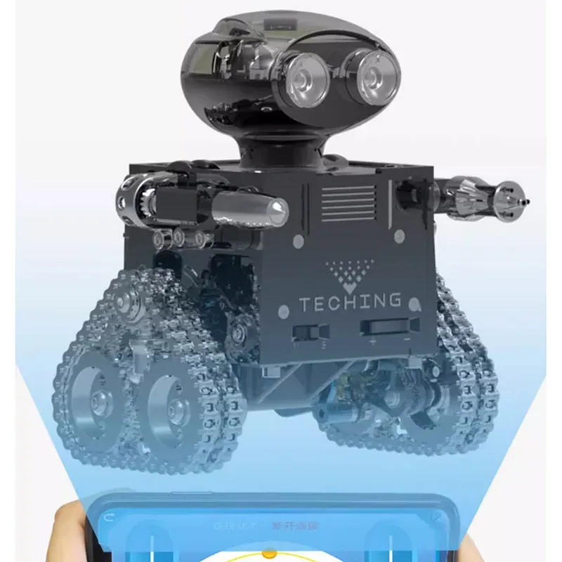 Tracked Robot Model Kit DM518-App Controlled & Bluetooth Speaker