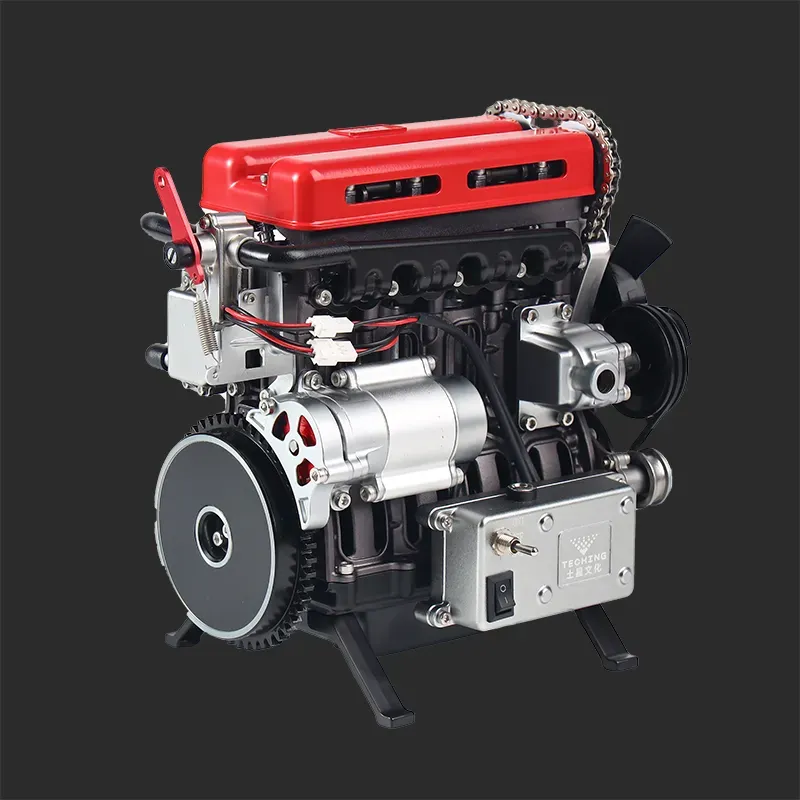 1/10 Turbocharged Full-Metal Inline Four-Cylinder Engine Model Kit