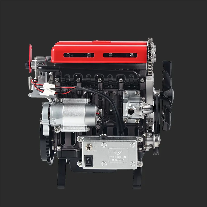 1/10 Turbocharged Full-Metal Inline Four-Cylinder Engine Model Kit