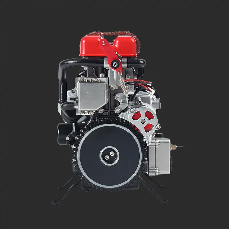 1/10 Turbocharged Full-Metal Inline Four-Cylinder Engine Model Kit